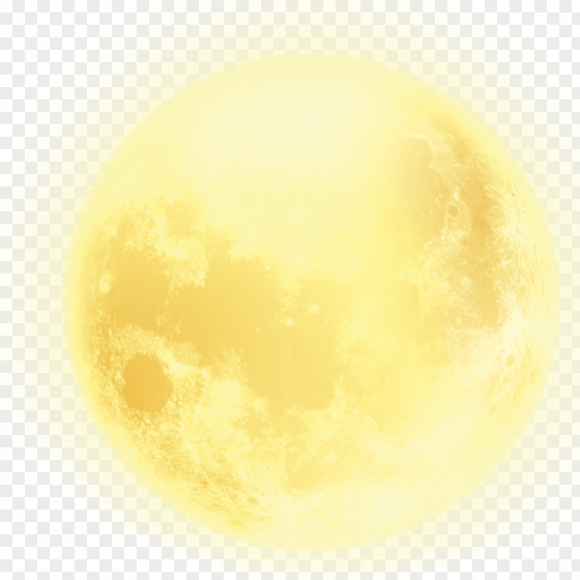 Yellow Circle Beige Sphere PNG