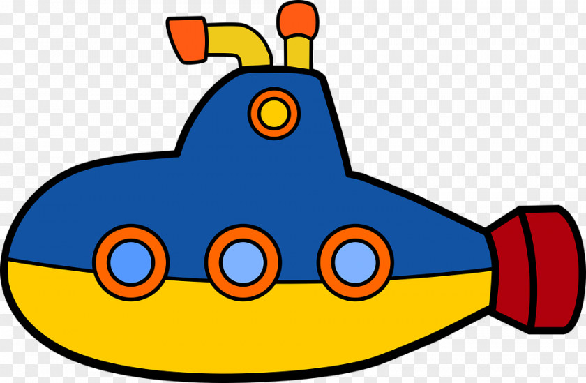 Yellow Submarine Clip Art PNG