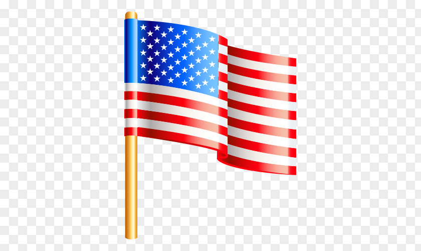 American Flag Vector Of The United States Illustration PNG