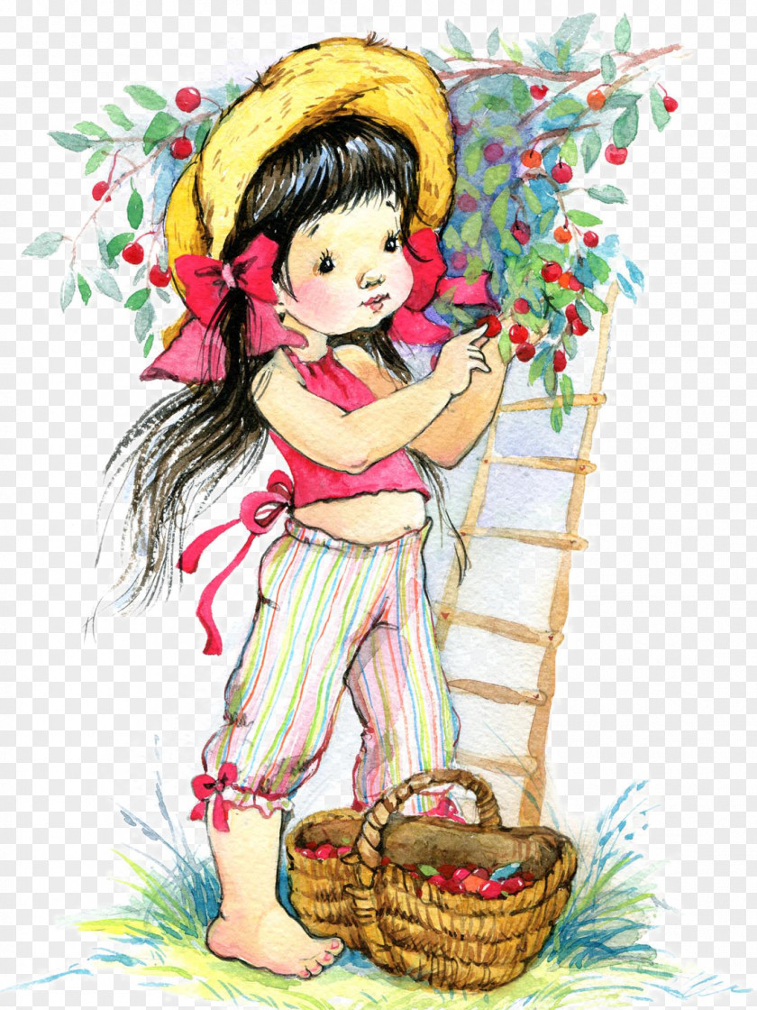 Child Painting Watercolor Cartoon Stock Photography PNG