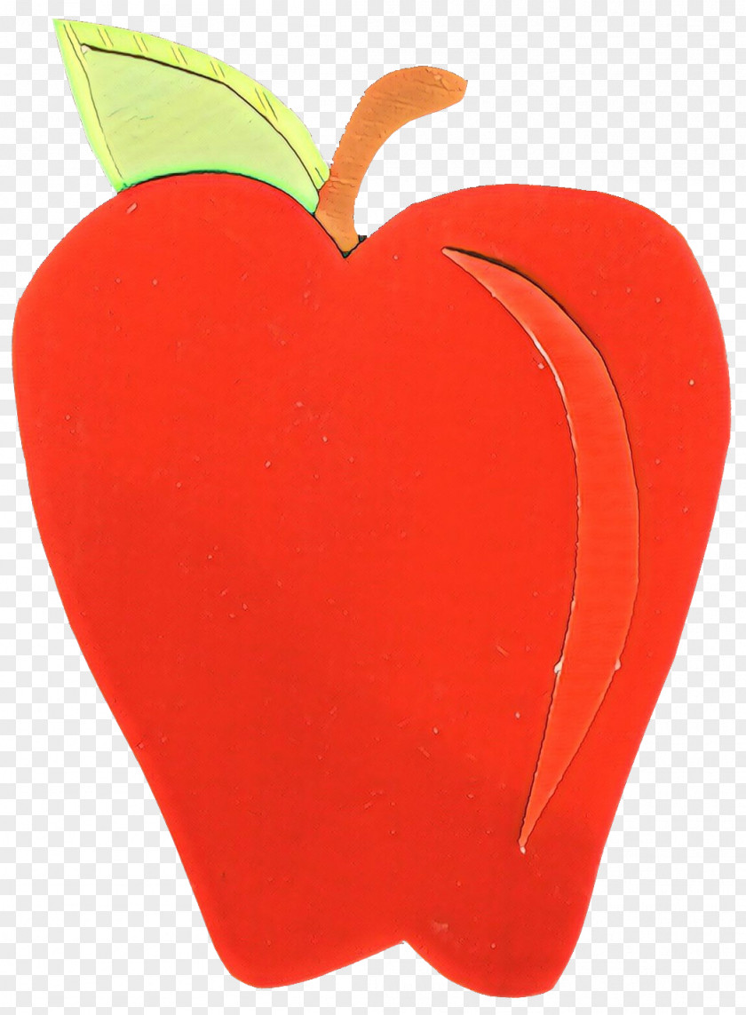 Heart Apple M-095 RED.M PNG