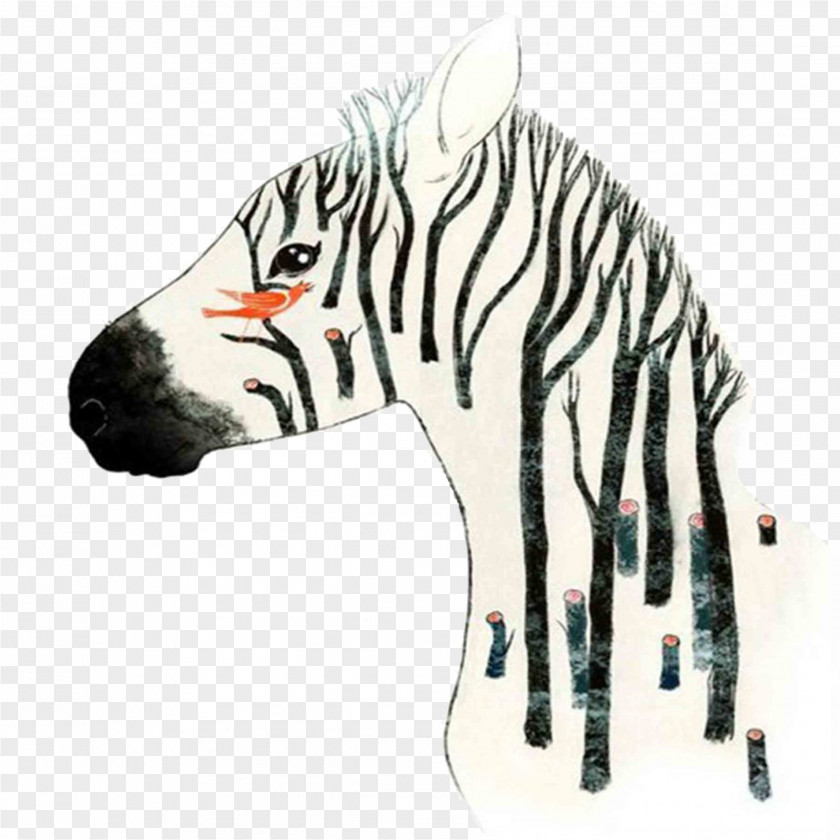 Zebra Art Graphic Design Illustration PNG