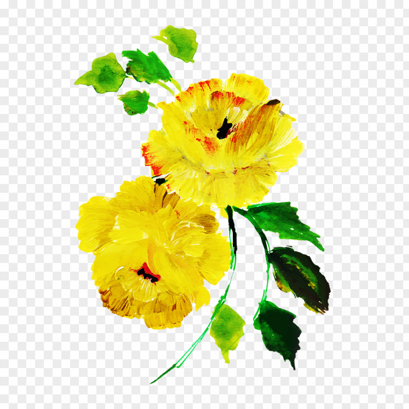 Artificial Flower Cut Flowers Wedding Watercolor PNG