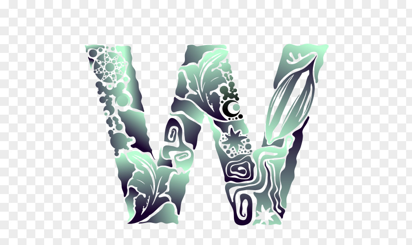 W English Alphabet Letter PNG