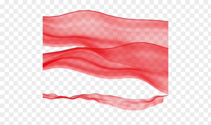 Floating Red Ribbon Computer File PNG