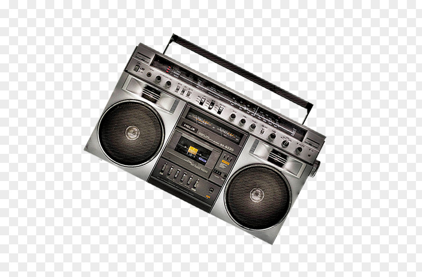 Radio Boombox Poster PNG