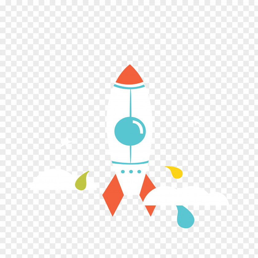 Vector Cartoon Rocket Euclidean PNG