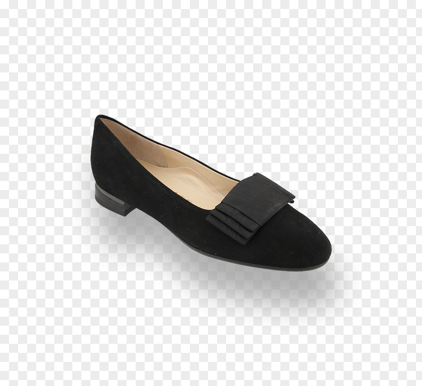 Design Ballet Flat Suede Slip-on Shoe PNG