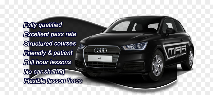 Driving School Bumper Audi A1 1.4 TDI 66kW Sport SB Q7 Car PNG