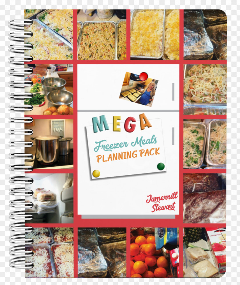 Freezer Meals Jamerrill's Large Family Table Meal Cooking Recipe PNG