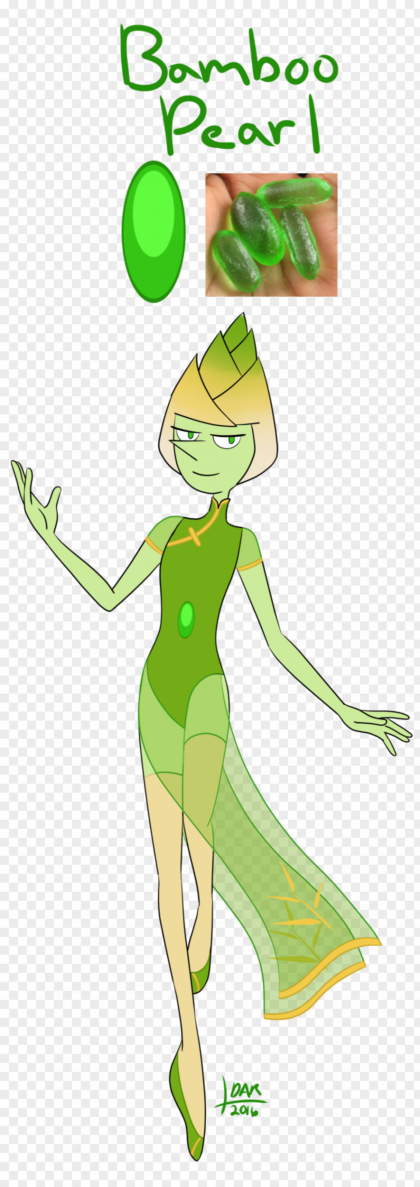 Gemstone Bamboo Pearl Drawing Fan Art PNG