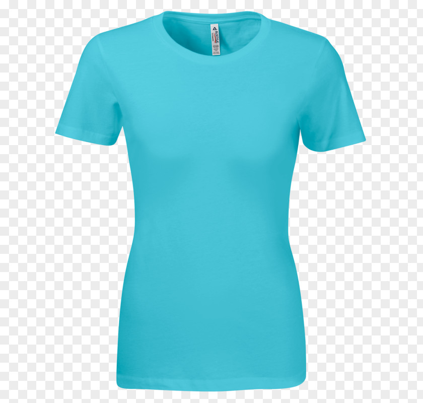 T-shirt Sleeve Shoulder Turquoise PNG