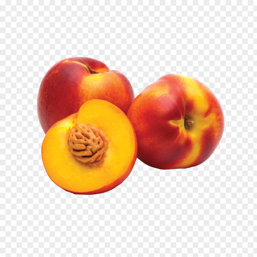 Three Red Peaches Juice Nectarine Fruit Apricot Cherry PNG