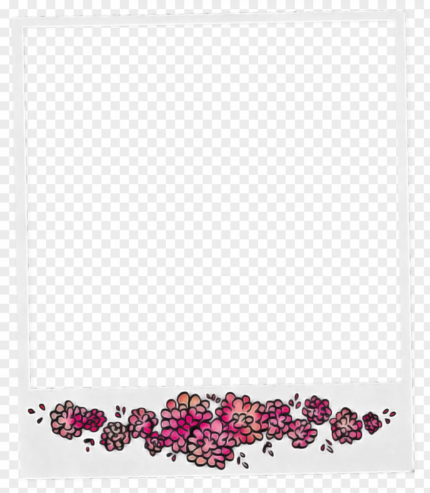 Pink Plant Rectangle PNG