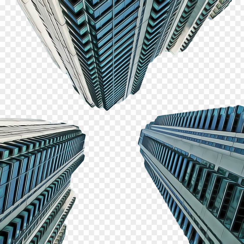Skyscraper Architecture Commercial Building Tower Block Line PNG