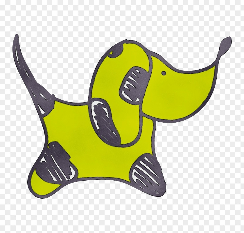 Yellow Animal Figure PNG