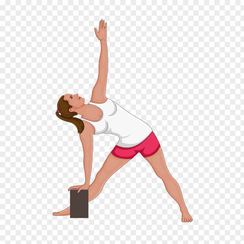 Yoga Journal Trikonasana Halasana Stretching PNG