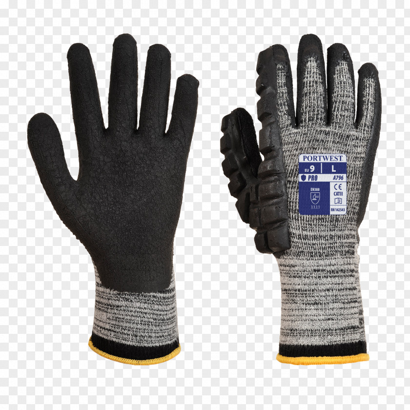 Latex Glove Personal Protective Equipment Cut-resistant Gloves Portwest Workwear Hammer-Safe GrBk PNG