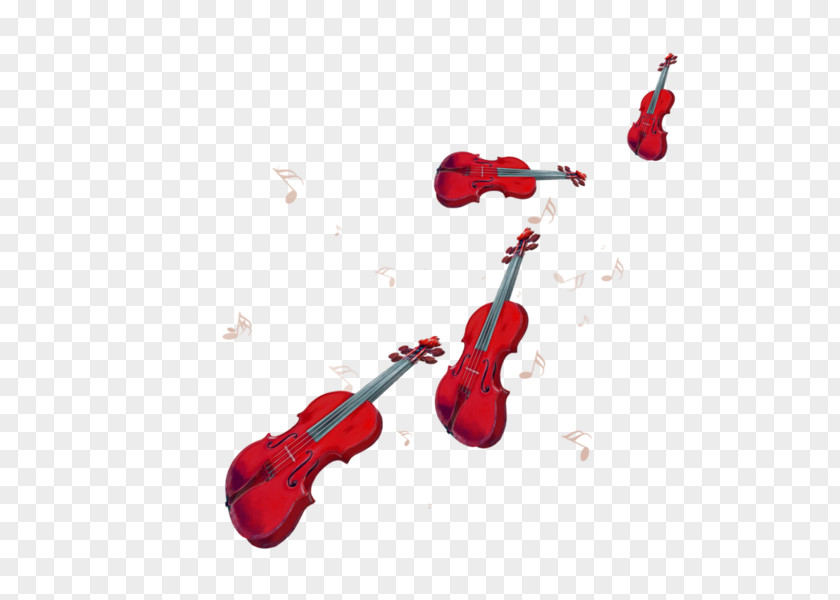 Three Red Guitar Musical Instrument Clip Art PNG
