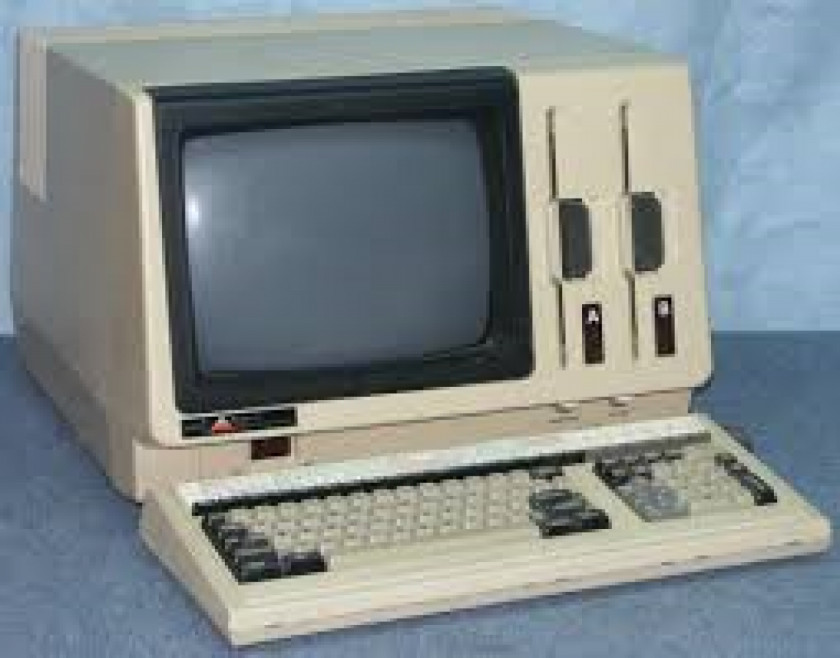 Vintage Computer Apple II Laptop Personal PNG