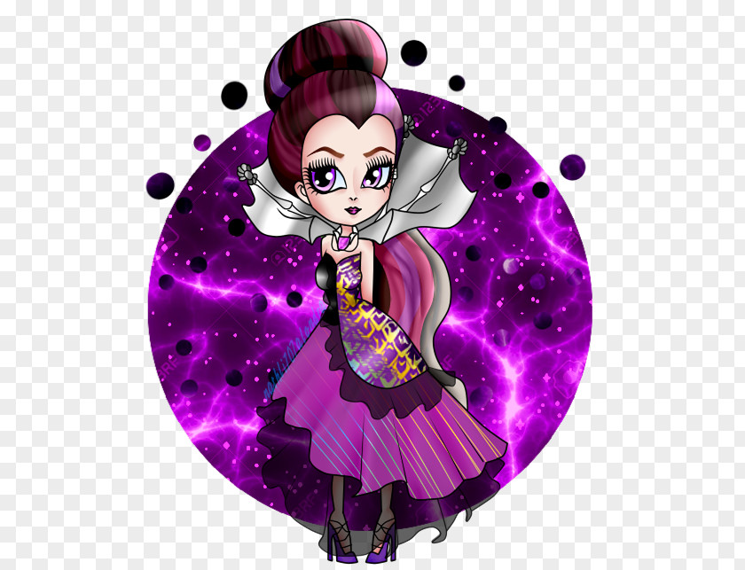 Violet Fairy Black PNG