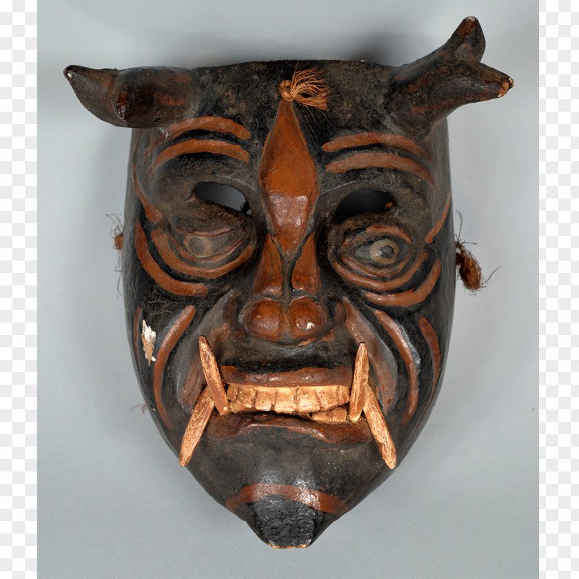 African Mask Wood Latin America Snout Face Bronze PNG