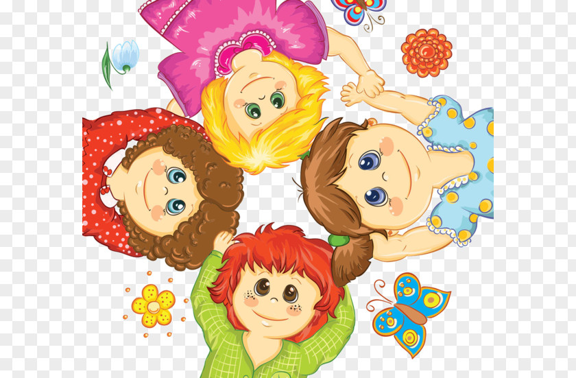 Child Friendship Drawing PNG
