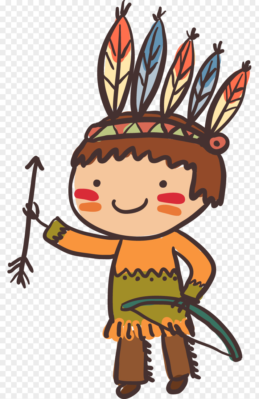 Hand-painted Indian Children India Child Illustration PNG