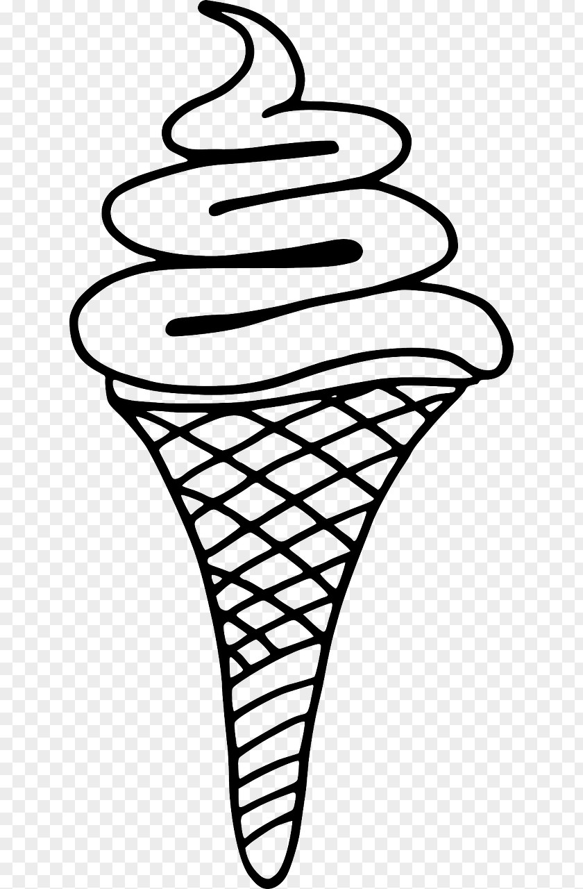 Ice Cream Cones Sundae Waffle PNG