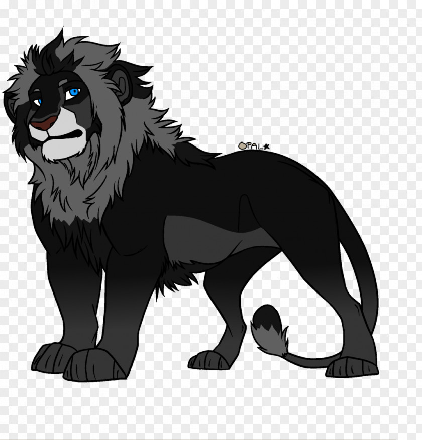 Lion Gray Wolf Black Horse Roar PNG