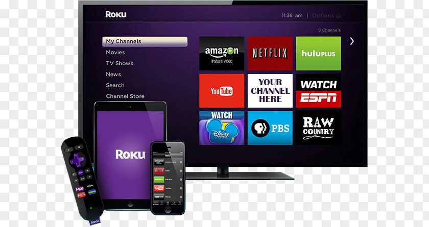 Tv Smart Roku Television Show Channel Live PNG