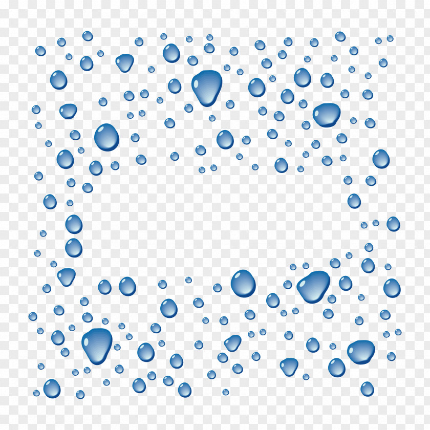 Vector Dispersion Of Water Droplets Drop PNG