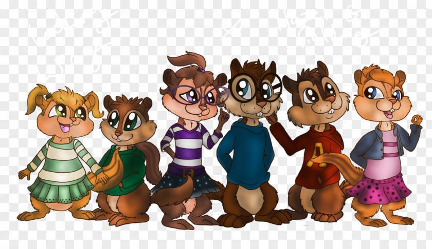 Alvin And The Chipmunks Theodore Seville Chipettes We're (Music From TV Show) PNG