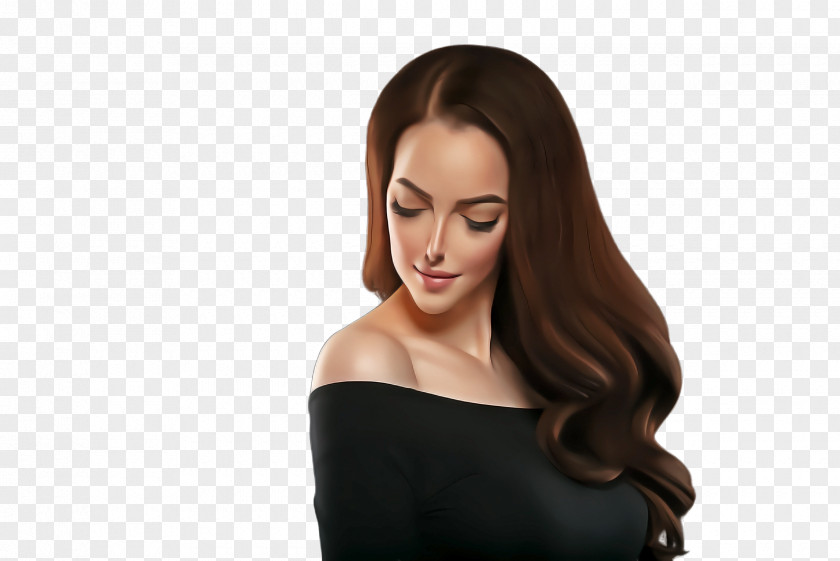 Brown Hair Face Hairstyle Shoulder Skin PNG