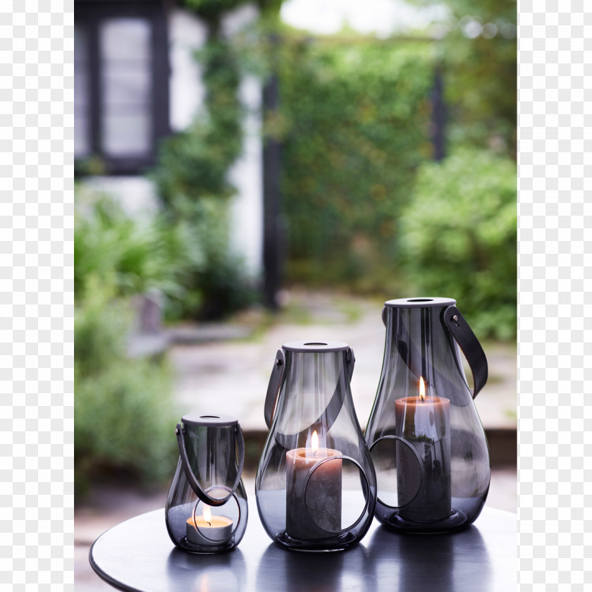 Light Holmegaard Lantern Glass Candle PNG