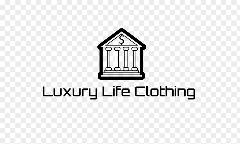 Luxury House Logo Brand Line Angle Font PNG