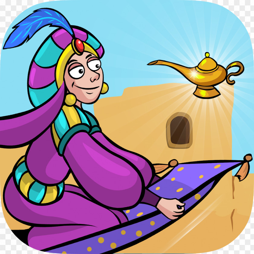 Magic Carpet Character Recreation Cartoon Clip Art PNG