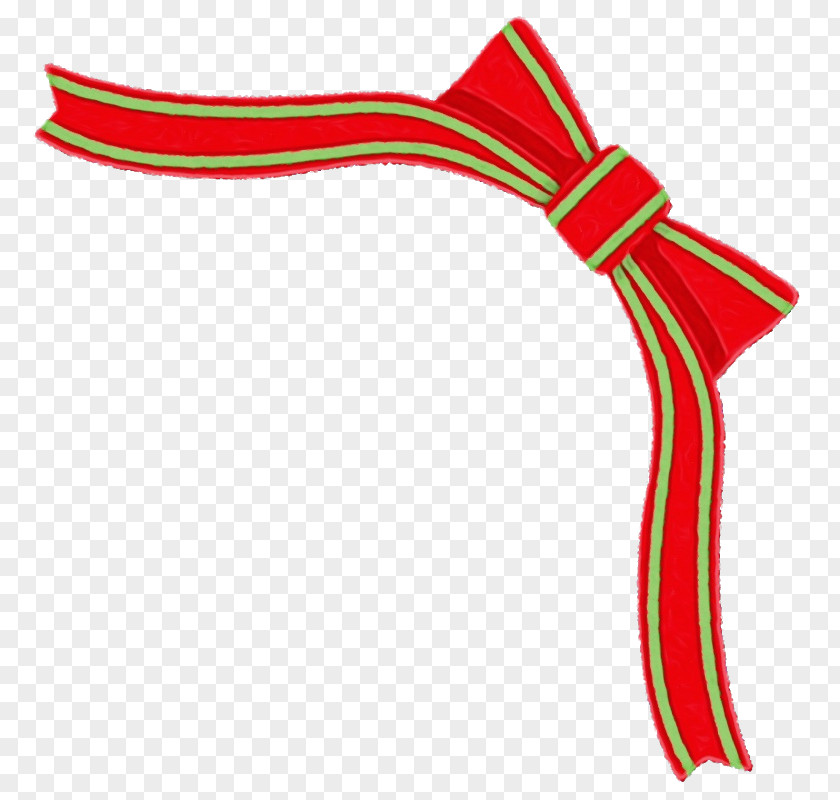 Red Line Ribbon PNG