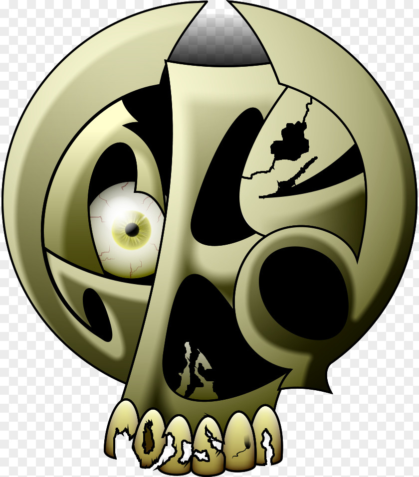 Skull Character Clip Art PNG