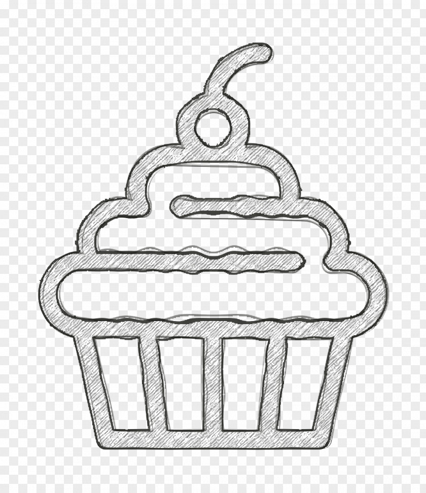 Sweets Icon Dessert Cupcake With Cherry PNG