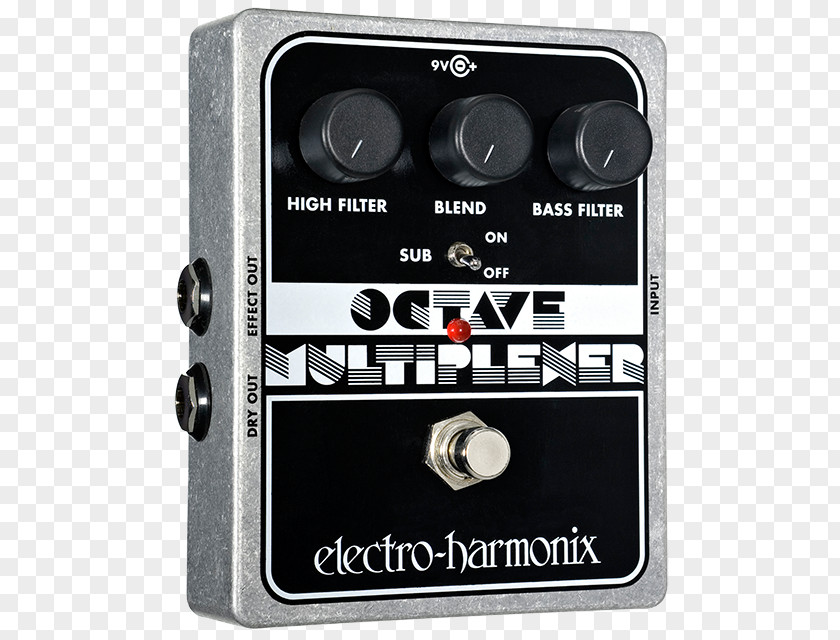 Electric Guitar Electro-Harmonix Octave Multiplexer Effects Processors & Pedals Effect PNG