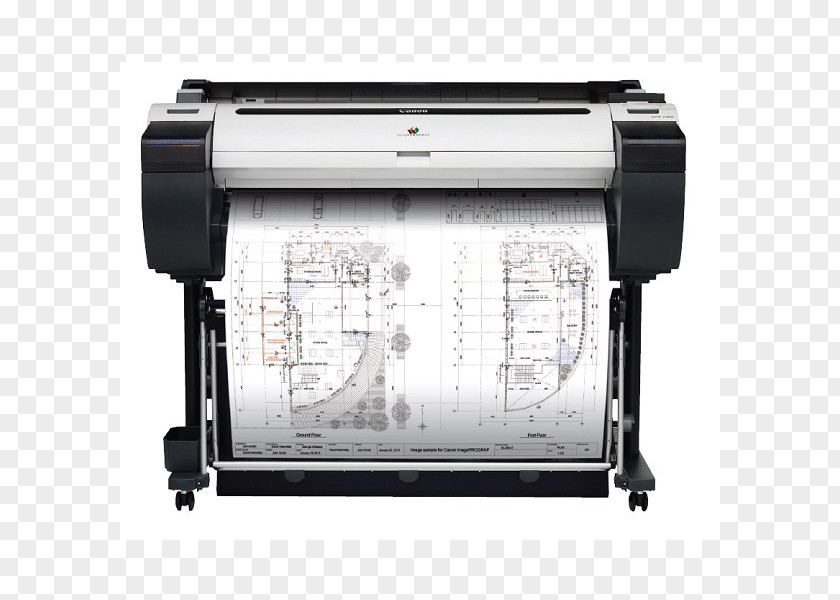 Printer Wide-format Canon Inkjet Printing Plotter PNG