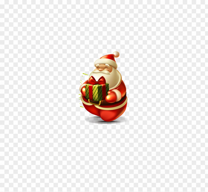 Santa Claus Gift Reindeer Christmas PNG