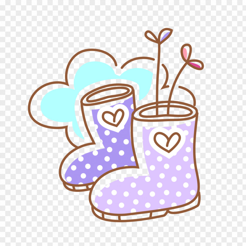 Cute Boots Wellington Boot Clip Art PNG