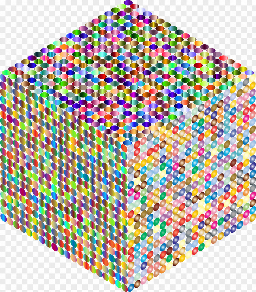Isometric Square Cube Clip Art PNG