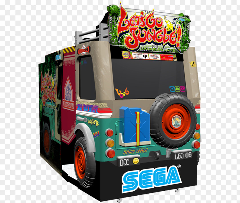 Jurassic Park Let's Go Jungle!: Lost On The Island Of Spice Arcade Game OutRun 2 Lethal Enforcers PNG