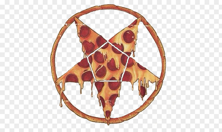 Pizza Pentagram Satanism Papa John's PNG