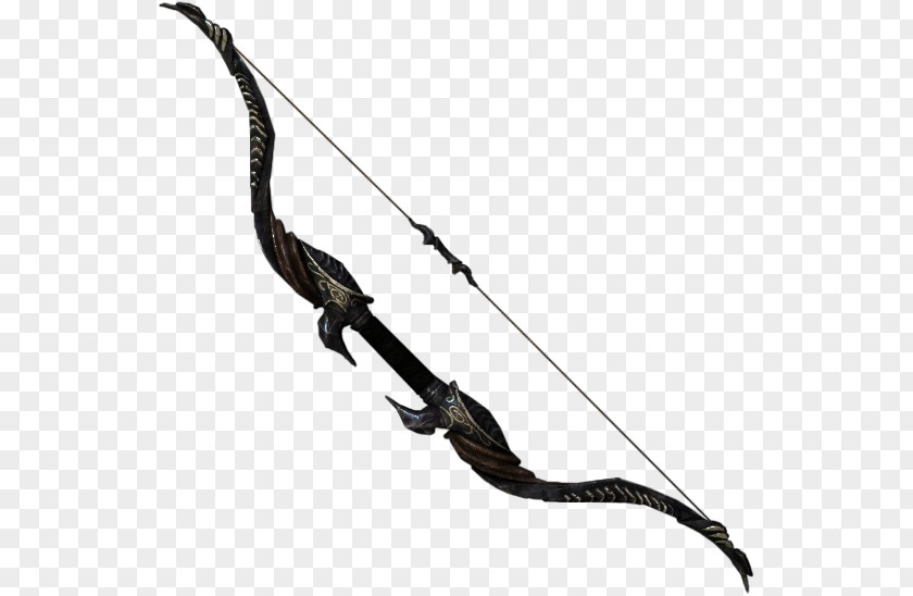 Weapon The Elder Scrolls V: Skyrim – Dragonborn Online Bow And Arrow PNG