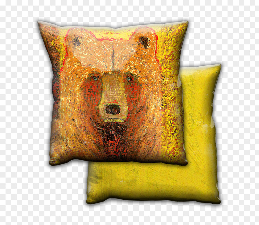 Bear Throw Pillows Cushion Bird PNG