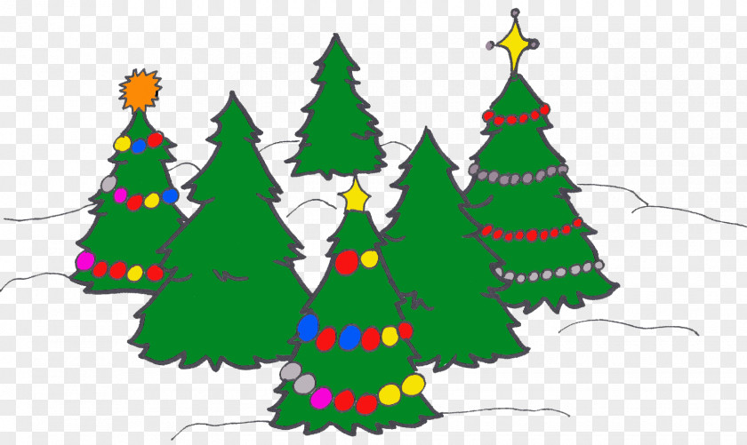 Christmas Tree Spruce Clip Art Ornament Fir PNG